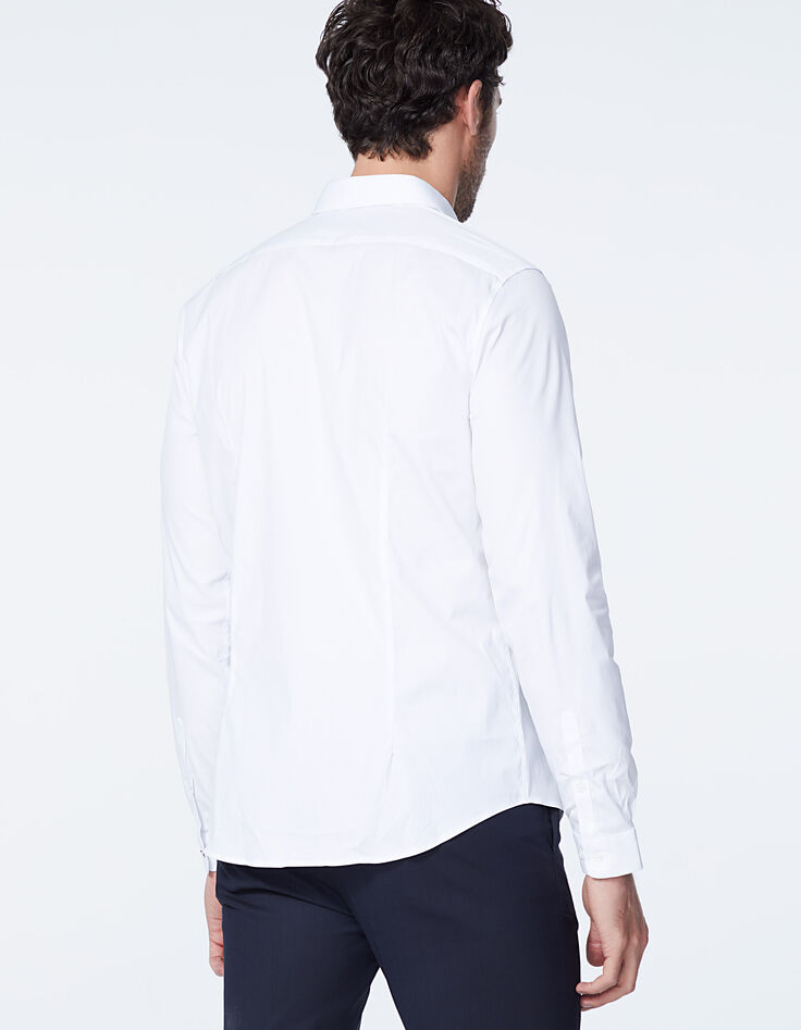 Camisa SLIM blanca BasIKKS Hombre-3 Camisa SLIM blanca BasIKKS Hombre-3