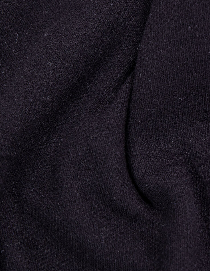 Camiseta trampantojo negra de niño-6