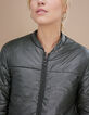 I.Code khaki padded jacket-4