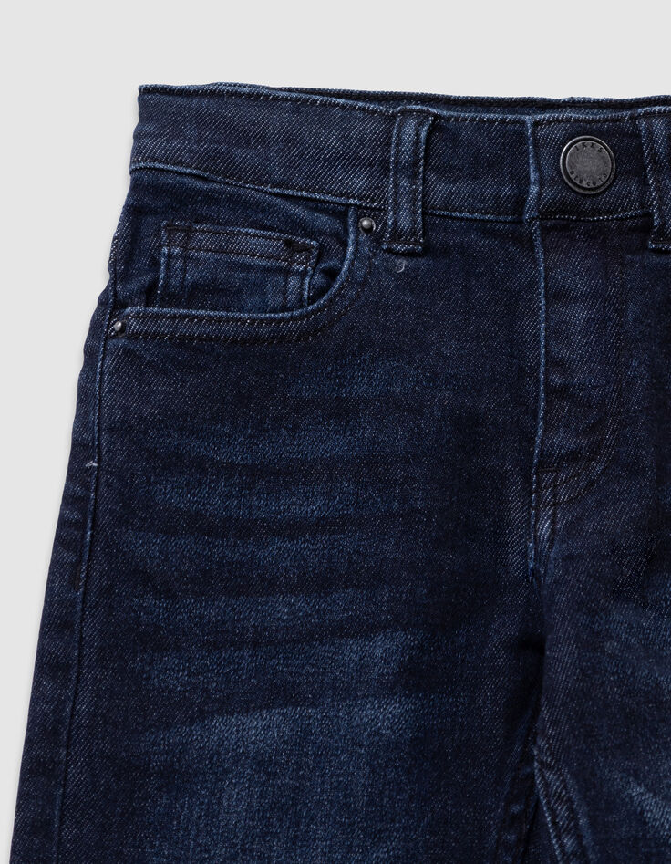 Boys’ raw blue straight jeans-4