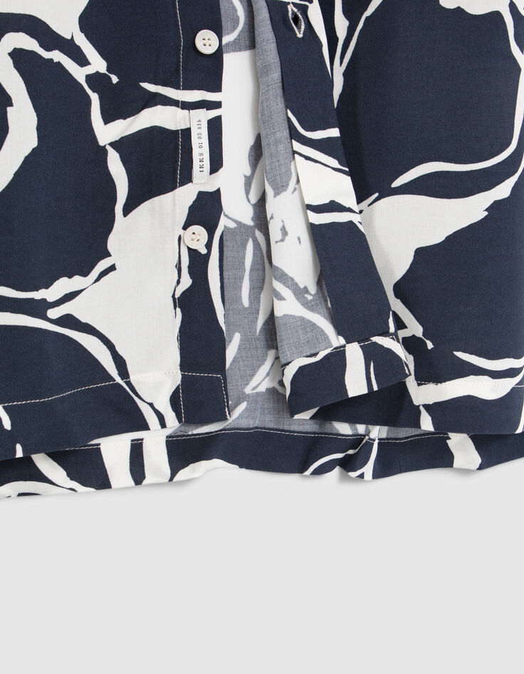 Chemise REGULAR ardoise LENZING&trade; ECOVERO&trade; fleurs Homme-4