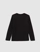 Schwarzes M&auml;dchenshirt mit Mini-Rockerin-3
