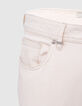 Jean SLIM ivoire Homme-4