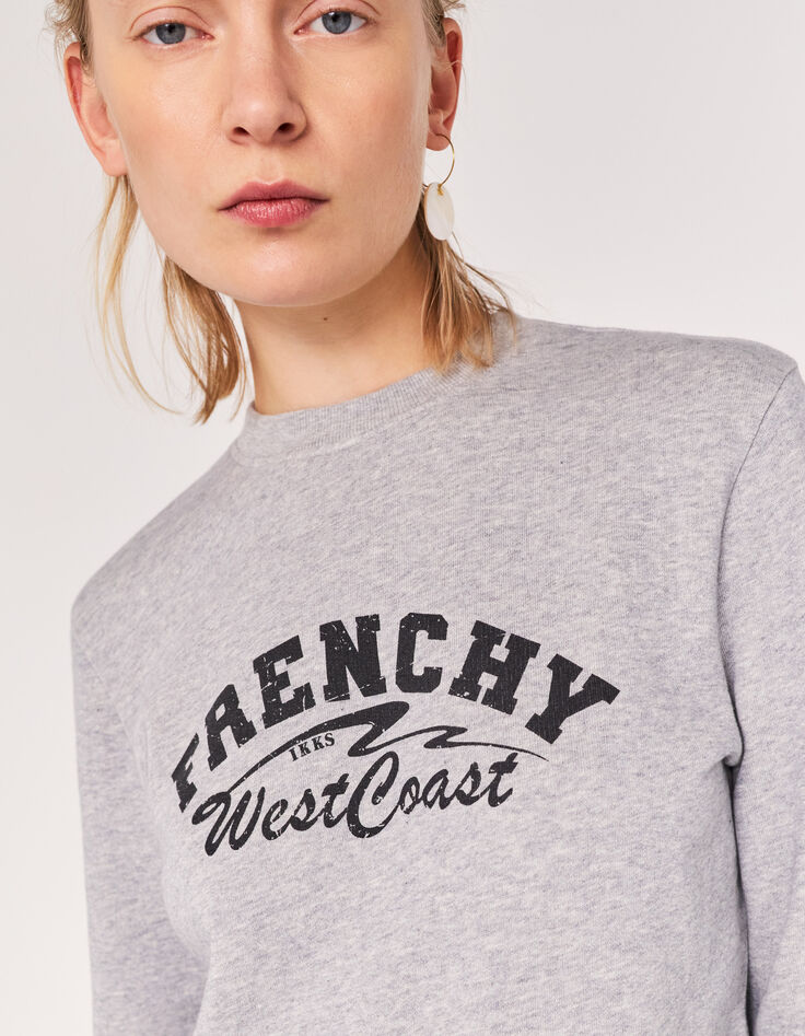 Women’s grey slogan image sweatshirt-4