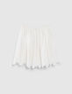 Gebroken witte rok broderie anglaise meisjes-3