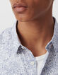 Men&rsquo;s storm floral Liberty fabric SLIM shirt-4