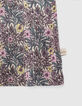 Blouse parme Ecovero® à imprimé végétal bébé fille-4