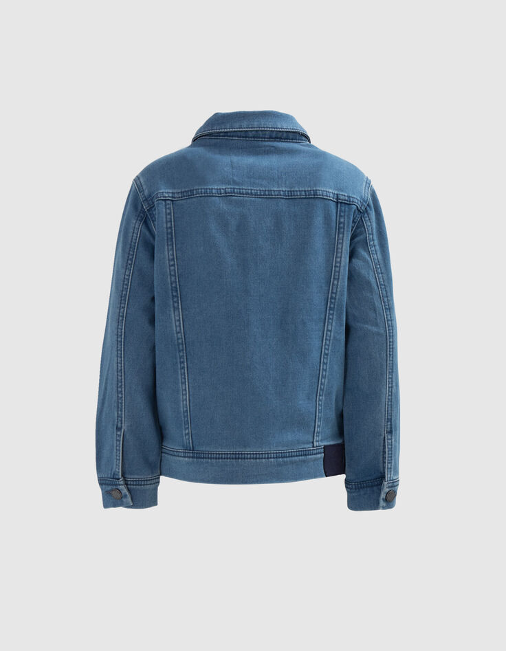 Blaue Jungen-Jeansjacke Waterless-5