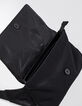 Damen Gürteltasche IKKS aus schwarzem Nylon mit Blitz-4