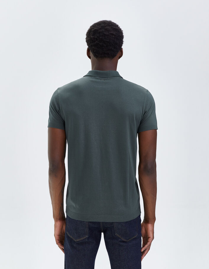 Polo acier coton modal Homme-3