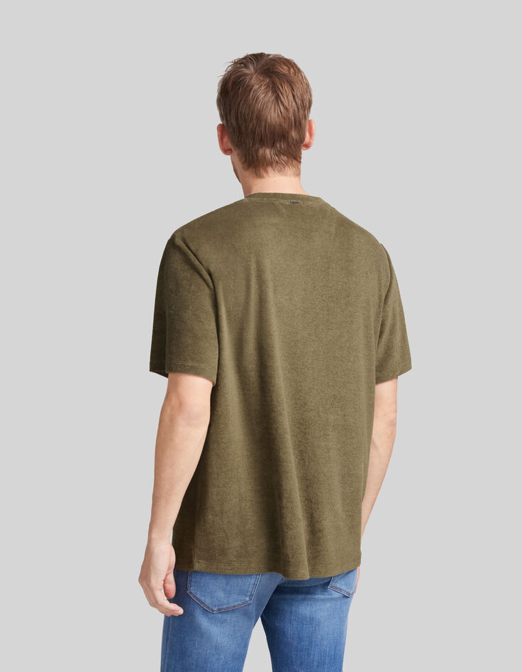 Camiseta army green rizo hombre-3