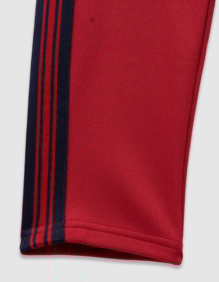 Rote Jungenjogginghose mit marineblauen Streifen-4 Rote Jungenjogginghose mit marineblauen Streifen-4