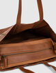 Women’s camel calfskin leather The Working tote bag-4