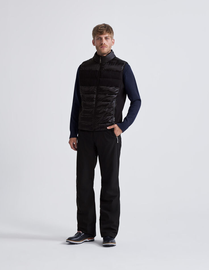 Sous-doudoune noire bi-matière IKKS x DUVILLARD Homme-8 Sous-doudoune noire bi-matière IKKS x DUVILLARD Homme-8