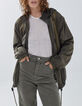 Blouson kaki en nylon Homme-7
