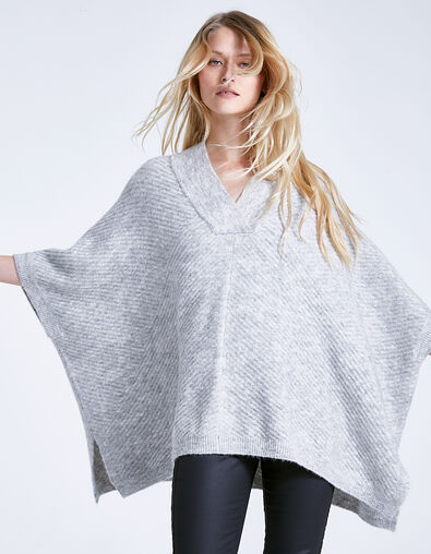 Poncho punto tricot - IKKS