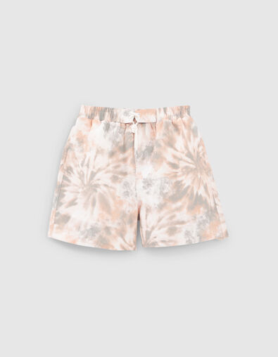 Khaki Jungenbadeshorts mit Tie-Dye-Print - IKKS