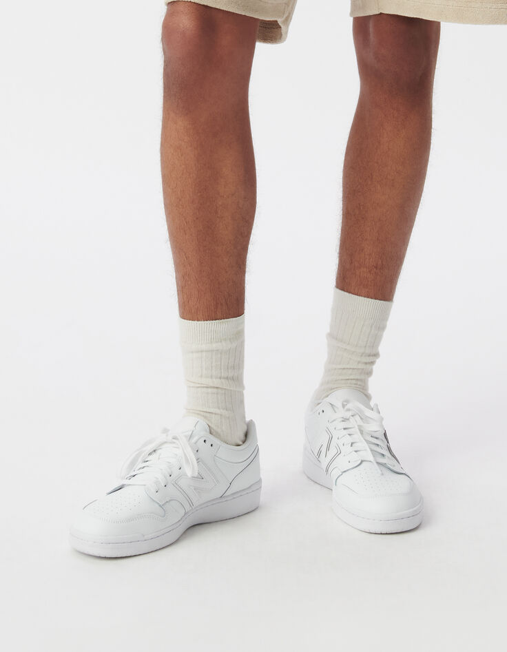 Baskets blanches NEW BALANCE 480 Homme-7
