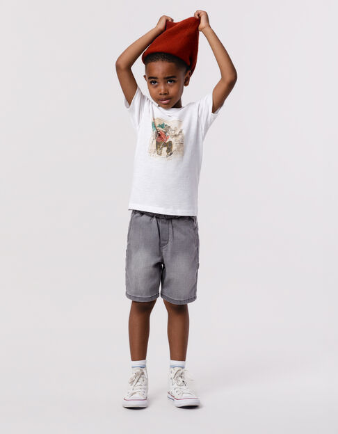 Bermuda shorts JOGGER LOOSE grey Waterless for boys - IKKS