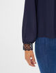 Marine top plooien achter met kant I.Code-5