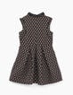 Vestido-patinadora negro jacquard efecto brocado copper-3