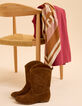 Boots santiags camel cuir velours I.Code-3