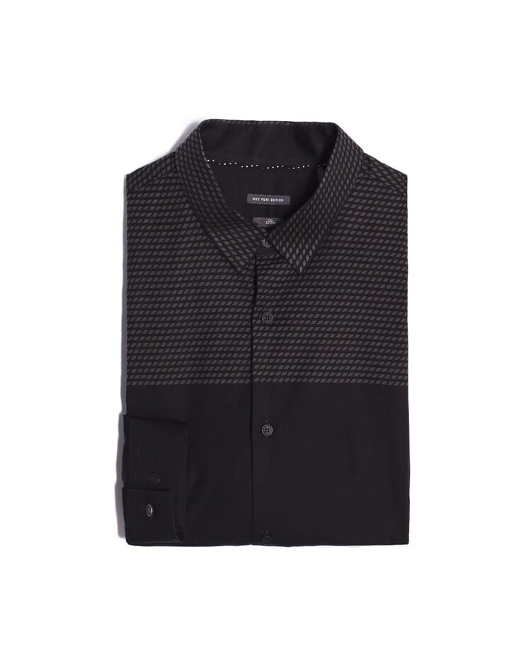 Chemise noire homme-5