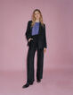 Pantalon fluide noir Femme-10