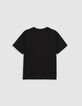 T-shirt noir motif éclair lenticulaire garçon-6