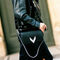 Women’s black Chrome-free lambskin leather Romy 111 bag - IKKS image number 6