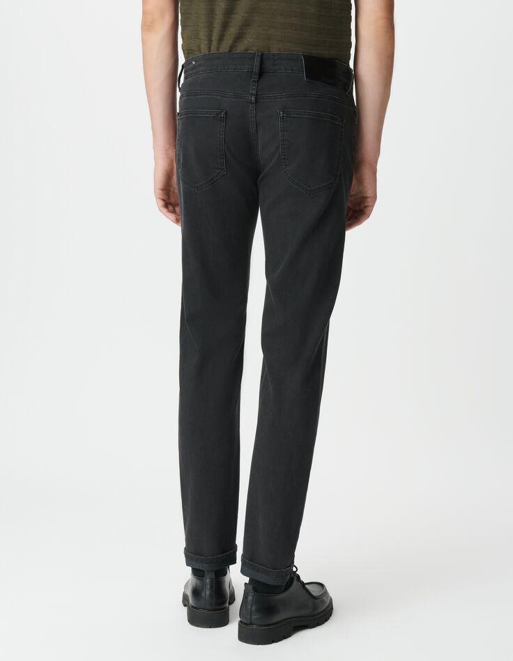 Vaqueros SLIM negros desgastados Bruce hombre-3
