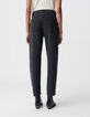 Antraciete maxi boyfriend-jeans voor dames-4