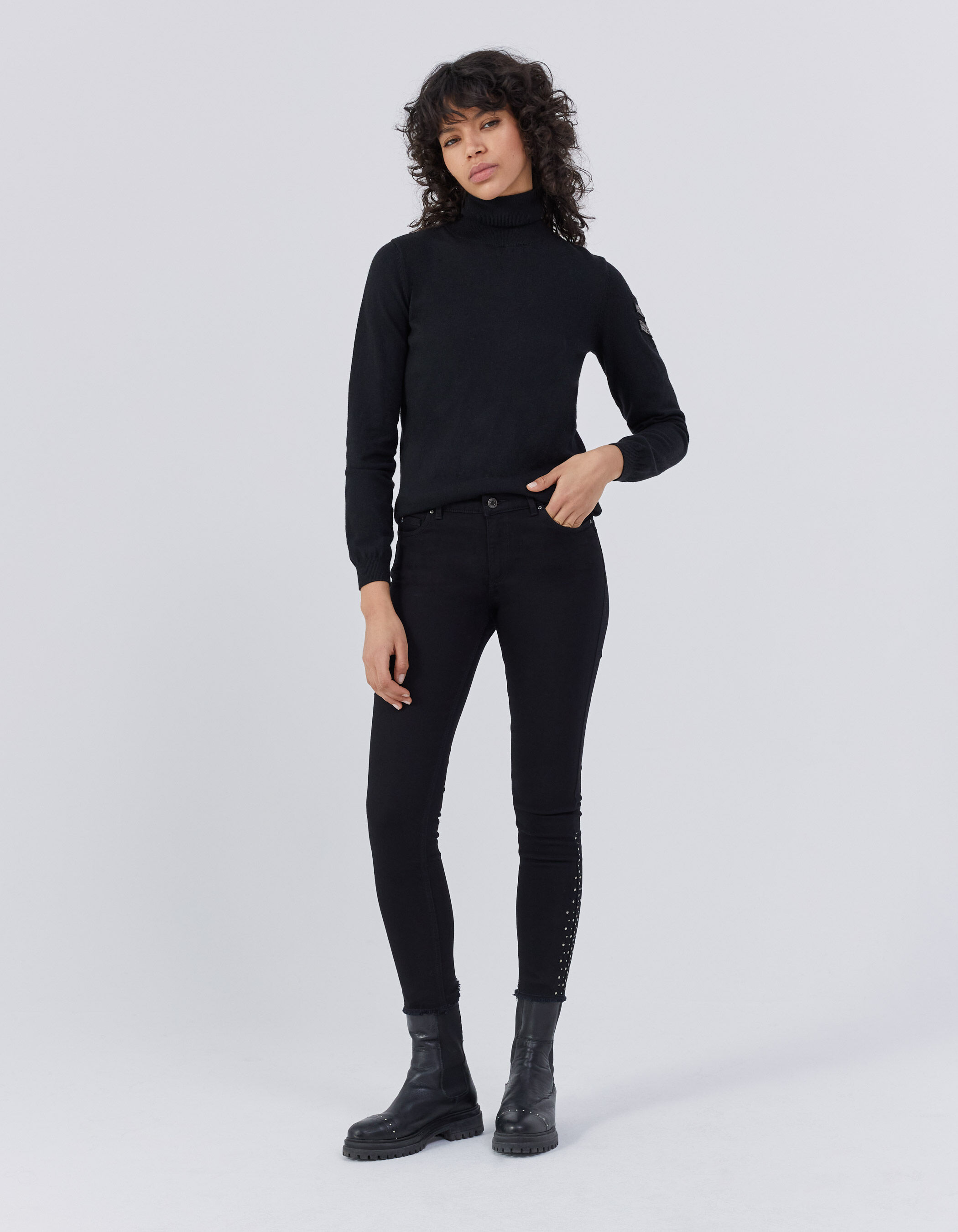 Jeans femme outlet slim noir