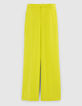 Women's lime green suit trousers-6