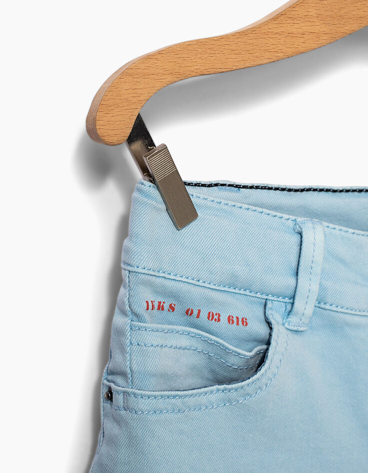 Bermuda en jean bleu moyen esprit army garçon -5