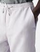 Men's lilac Lyocell&reg; and linen Bermuda shorts-5