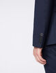 Veste de costume bleu foncé en twill Homme-6