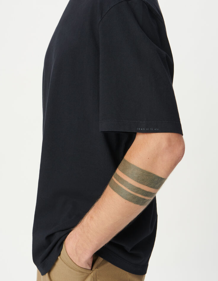 Men’s navy short-sleeved crew neck T-shirt-4