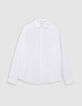Chemise SLIM blanche en popeline Homme-6