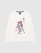 Camiseta blanca jugadores de baloncesto ni&ntilde;o-1
