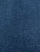 Girls' blue Waterless mom jeans, Ateba bracelet embroidery-7