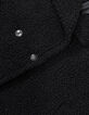Cape noire col tailleur Femme-3
