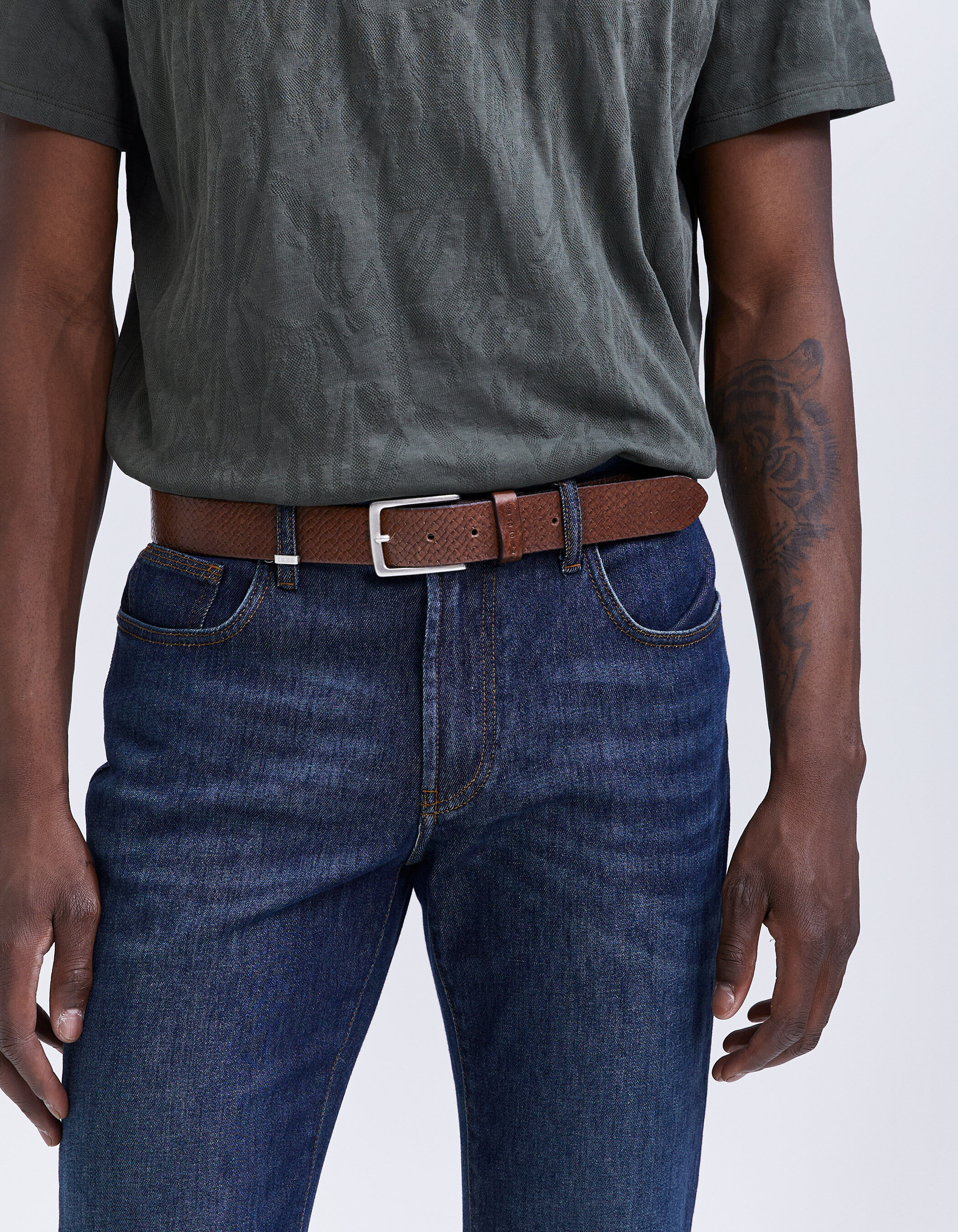 Ceinture hot sale ikks homme