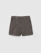Shorts negros pata de gallo beige ni&ntilde;a-1