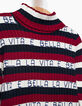 Girls' striped sweater-5