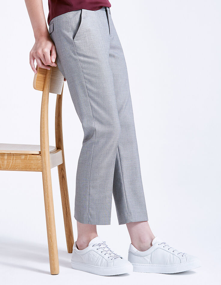 Pantalon fil à fil femme-1