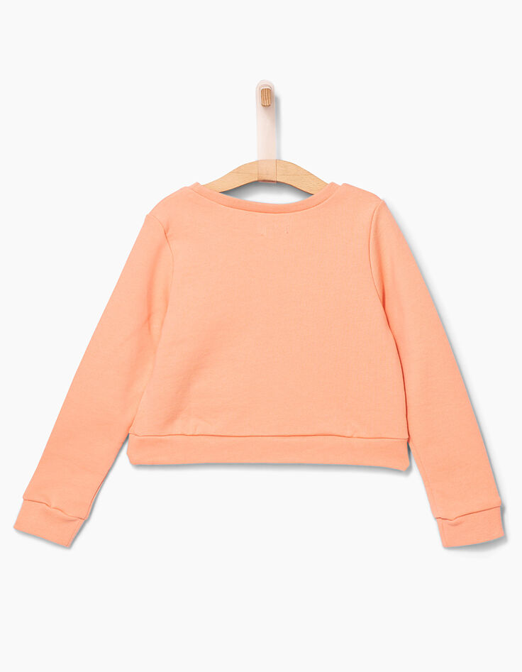 Robe 2 en 1 avec sweat pêche State of mind fille-6