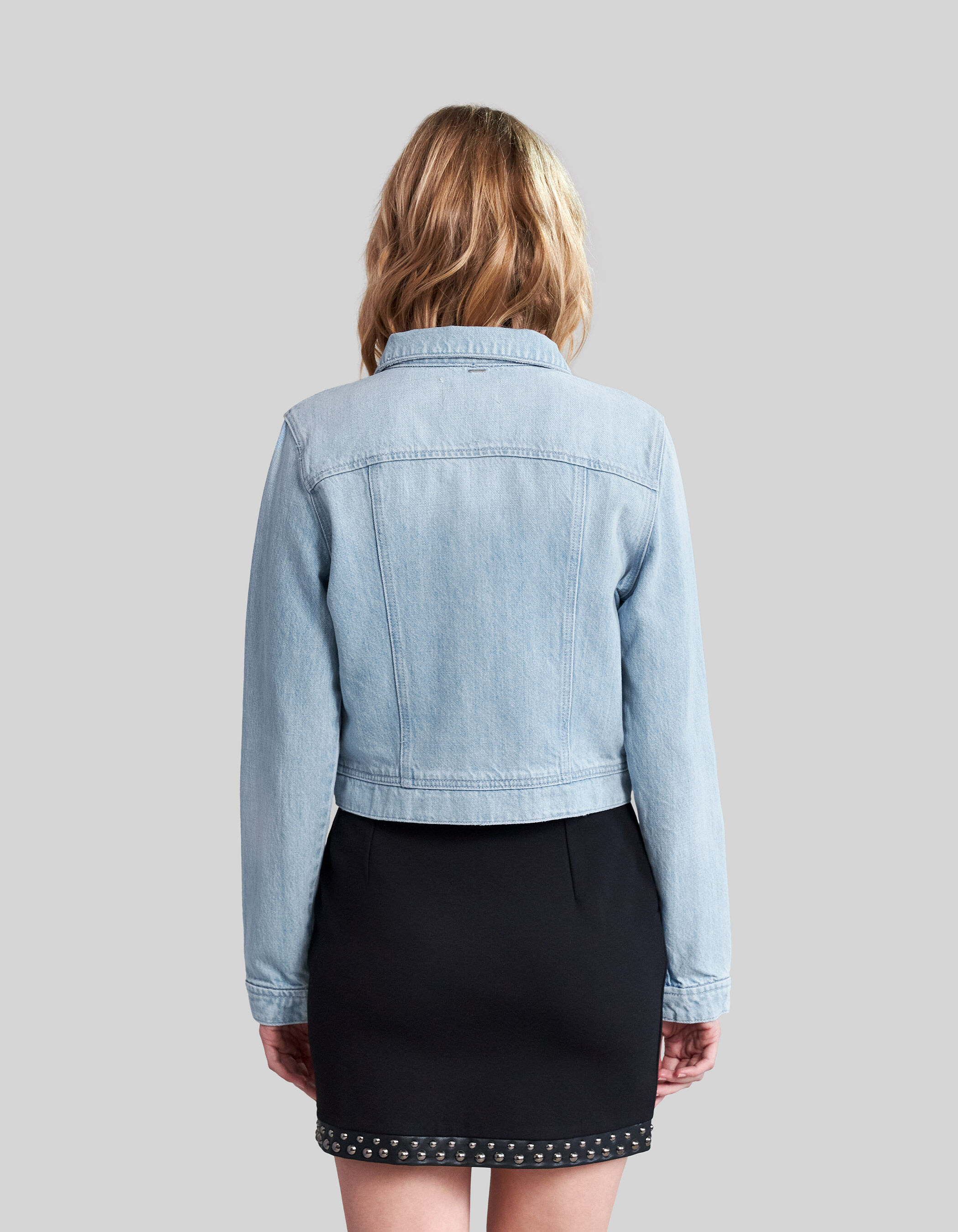Veste en jean light blue coton bio Femme IKKS