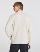 Men’s ivory textured knit high neck sweater-5