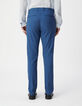 Pantalon de costume bleu indigo Homme-3